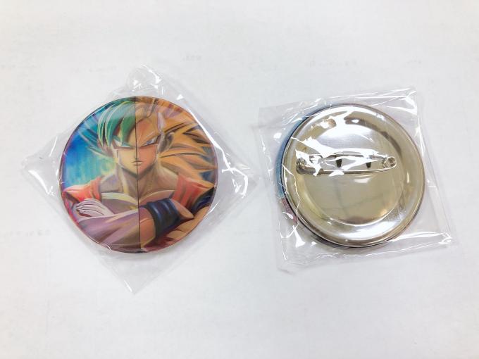 Phù hiệu Lenticular 3D mới Flip Ghim 3D Lenticular với thiết kế Anime